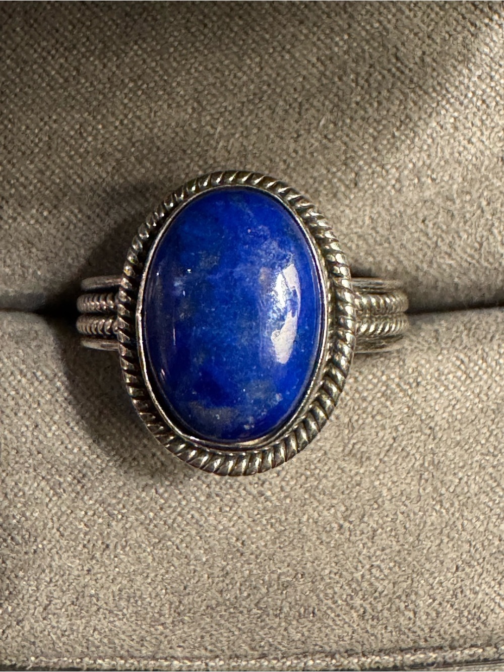 Suarti BA Sterling Silver Lapis Lazuli Ring Size 9